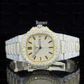 Stick Dial Patek Phillipe Icedout Moissanite Watch