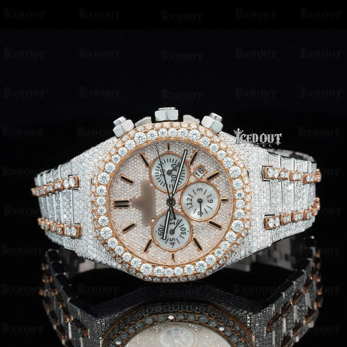 Audemars Piguet Royal Oak Chronograph Moissanite Watch