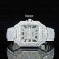 Roman Dial Baguette Diamond Cartier Watch