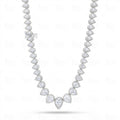 front view of sterling silver chains for women