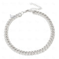 front view of choker chain for women