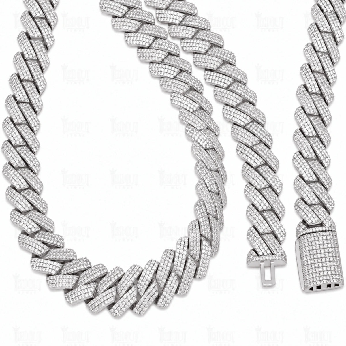 full view of miami cuban link chain