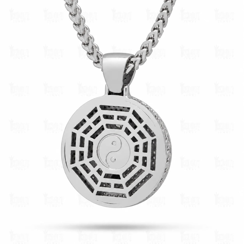 back view of initial medallion necklace​

