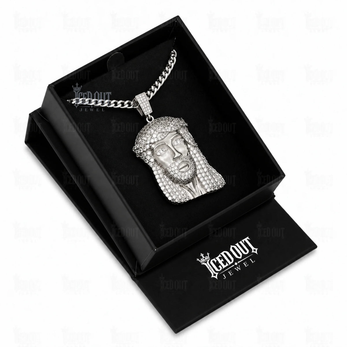 jesus necklaces​ in box 


