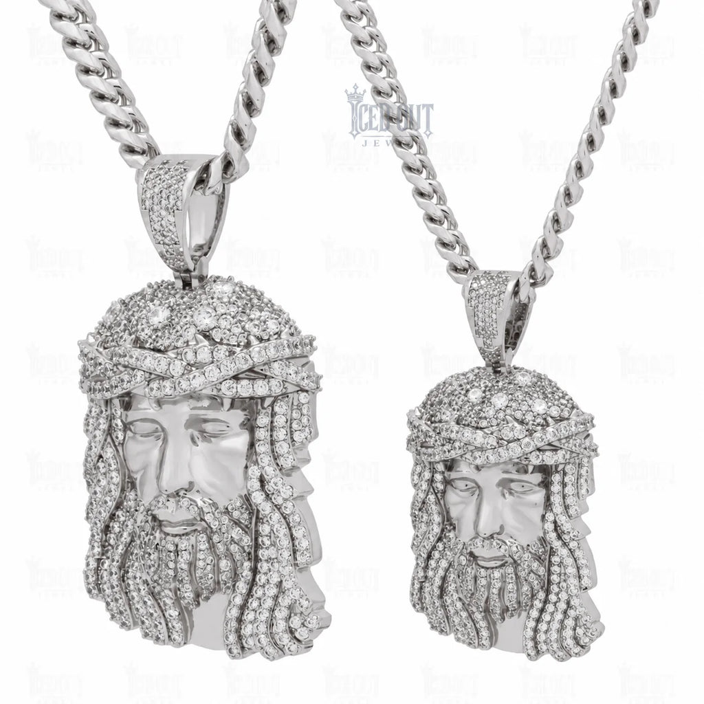 to view of moissanite women's necklace​

