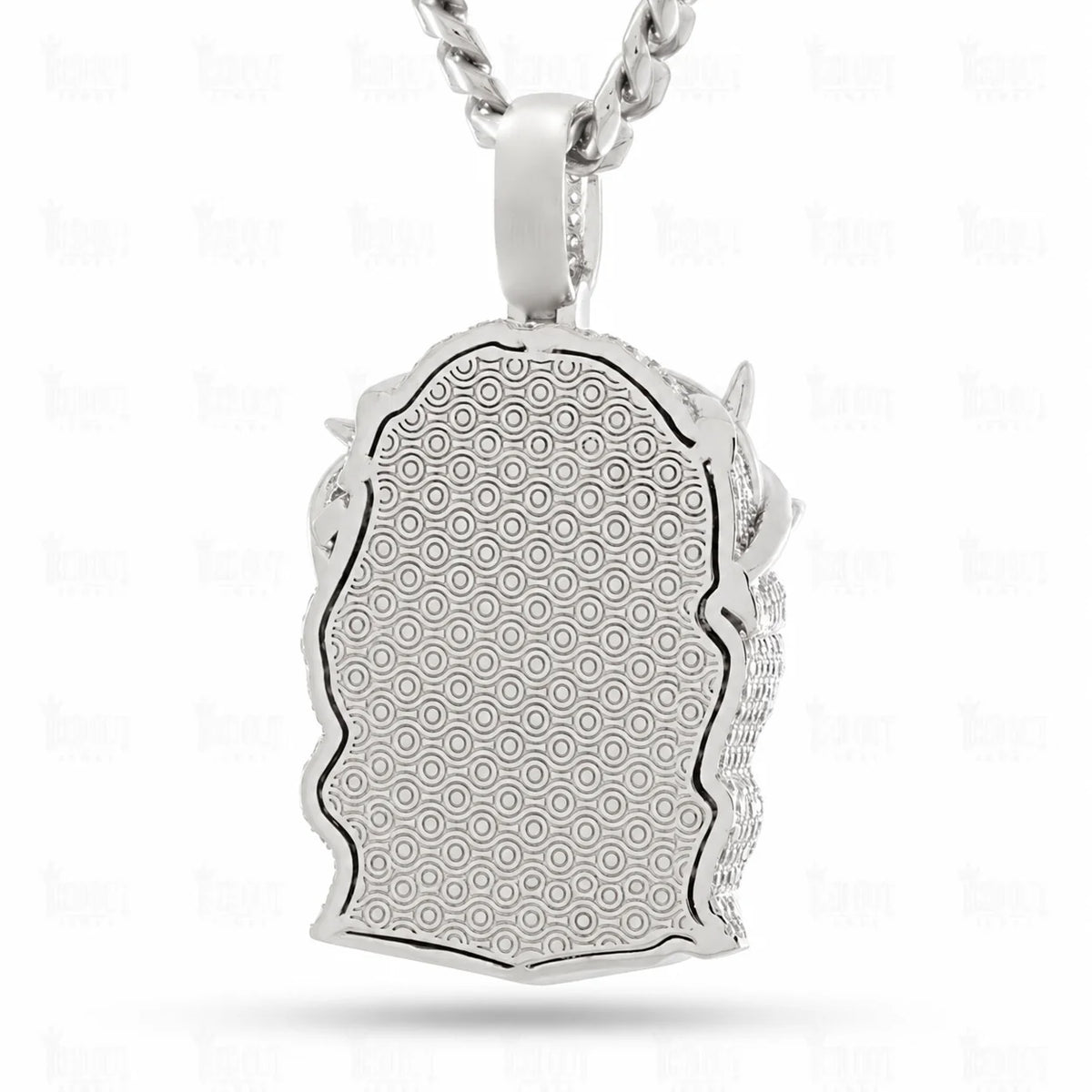 back view of christ necklace
