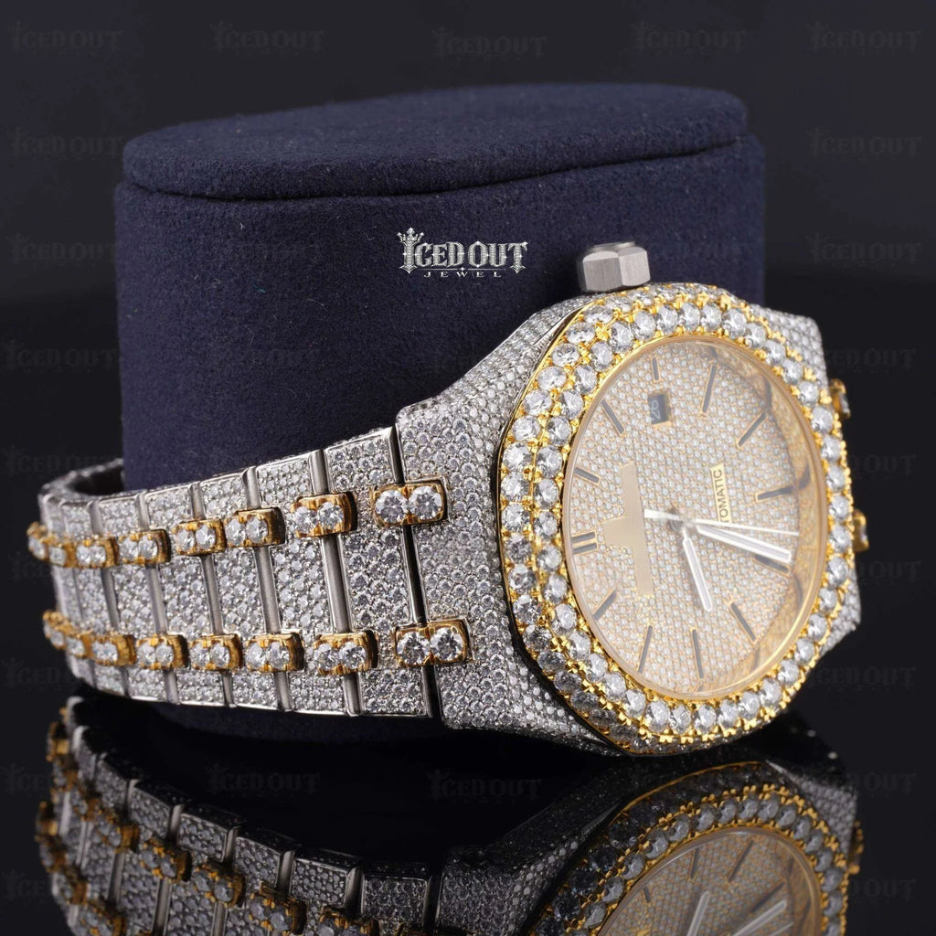 Iced out Ap Watch Moissanite Diamond
