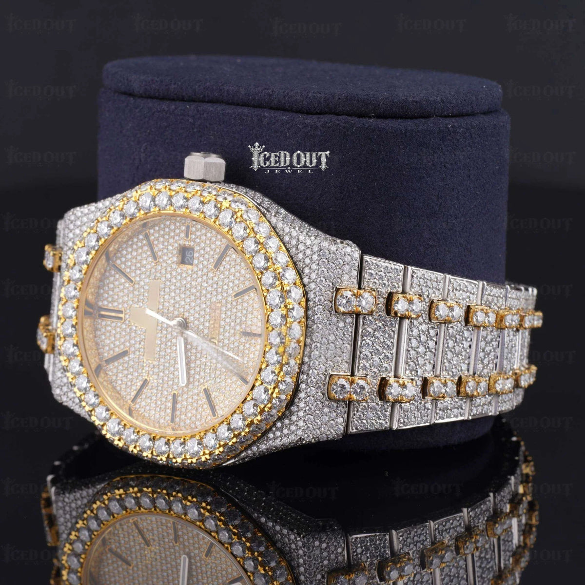 Iced out Ap Watch Moissanite Diamond