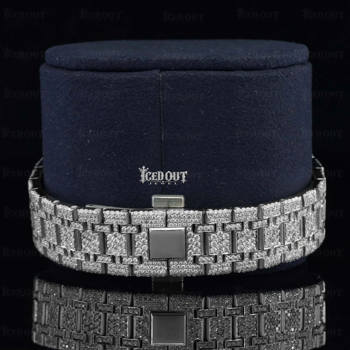 Audemars Piguet Iced out Baguette Moissanite Dial Timepiece